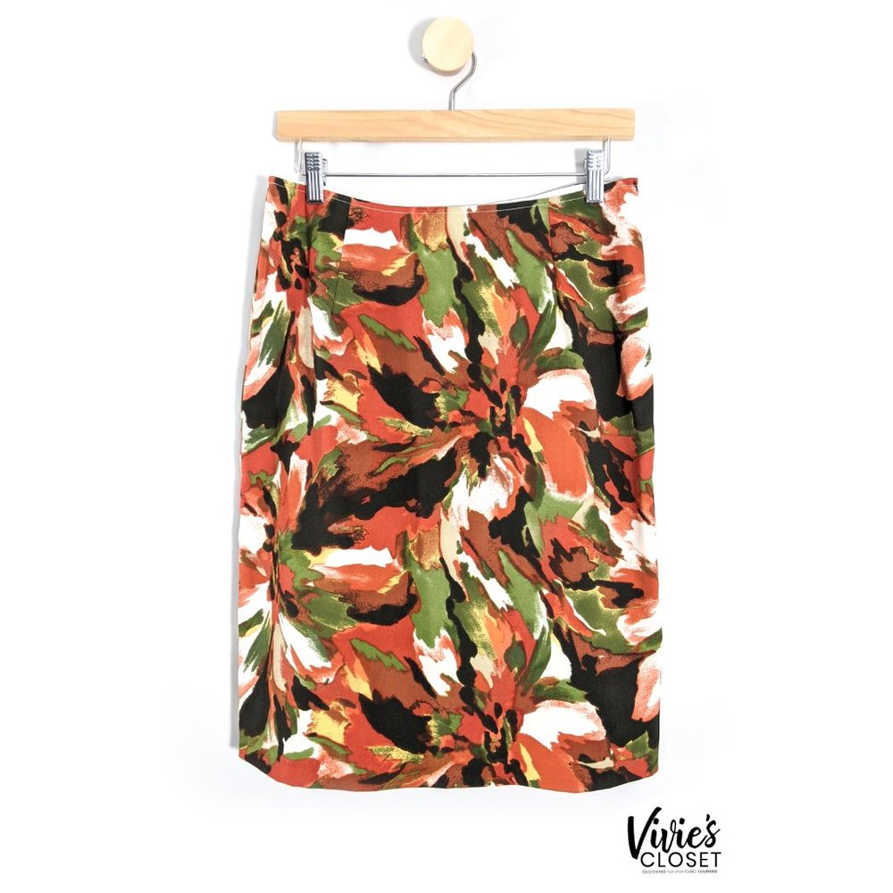 Cato Autumn Abstract Pencil Skirt Size 6